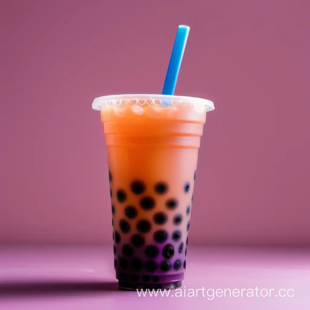 Bubble tea nice color without background