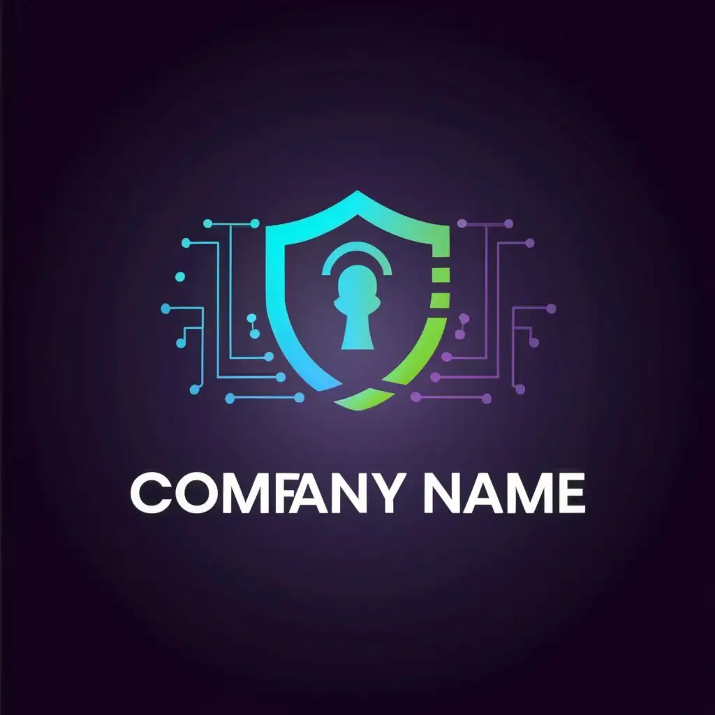 logo, create a vector logo for a cybersecurity  firm, with the text "company name", typography