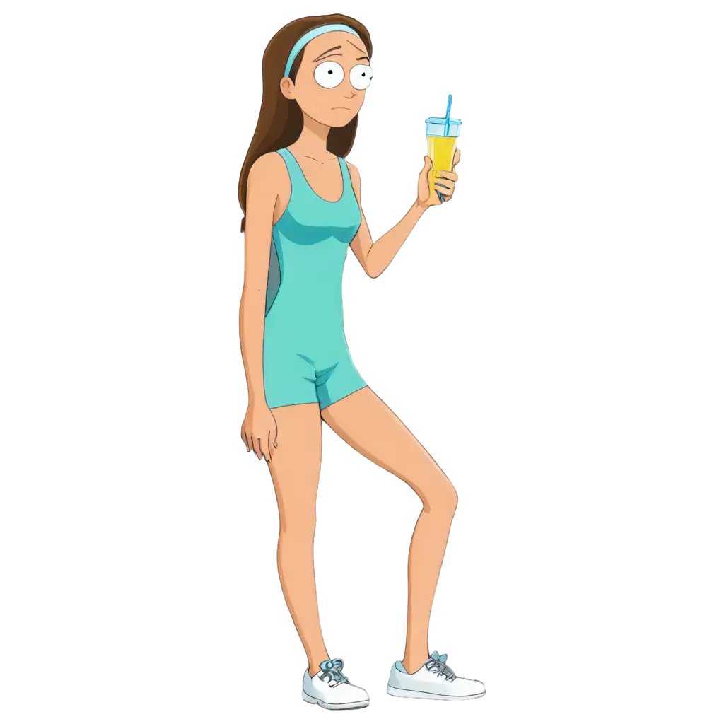 Summer-Smith-PNG-Captivating-Portrait-of-1Girl-from-Rick-and-Morty