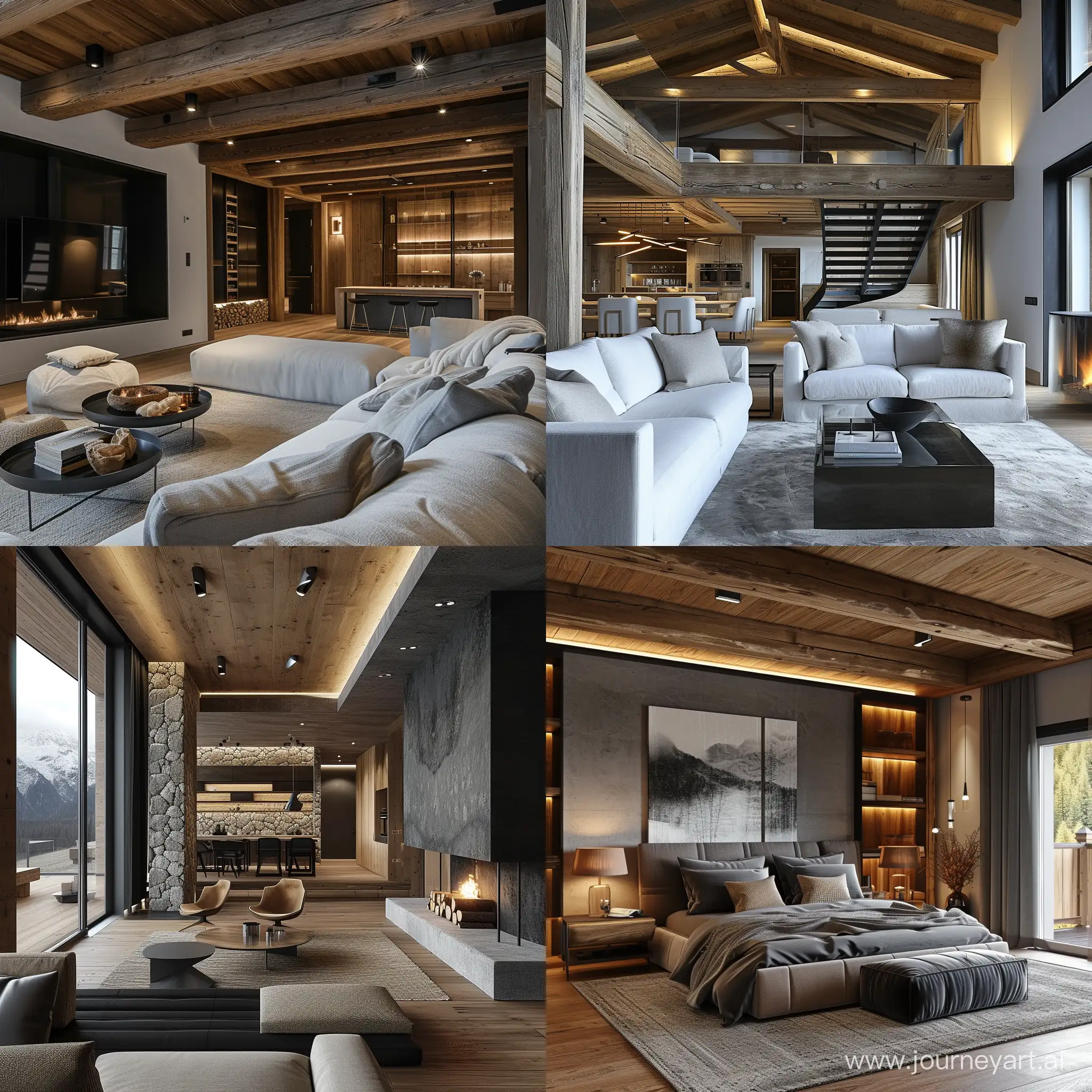 Cozy-Chalet-Style-Interior-with-Modern-Touches