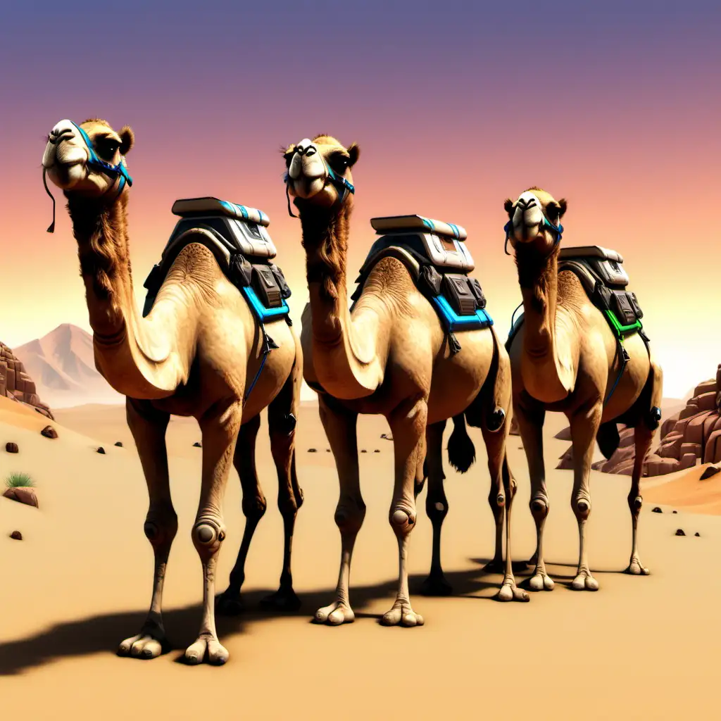 Adventurous Camels in a Virtual Realm