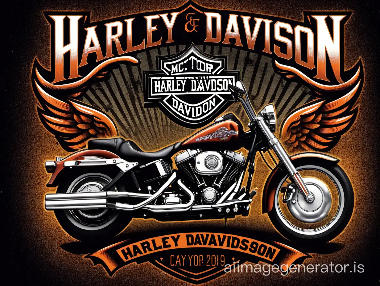 Harley-Davidson-Festival-Poster-Featuring-Iconic-Motorcycle-Rides