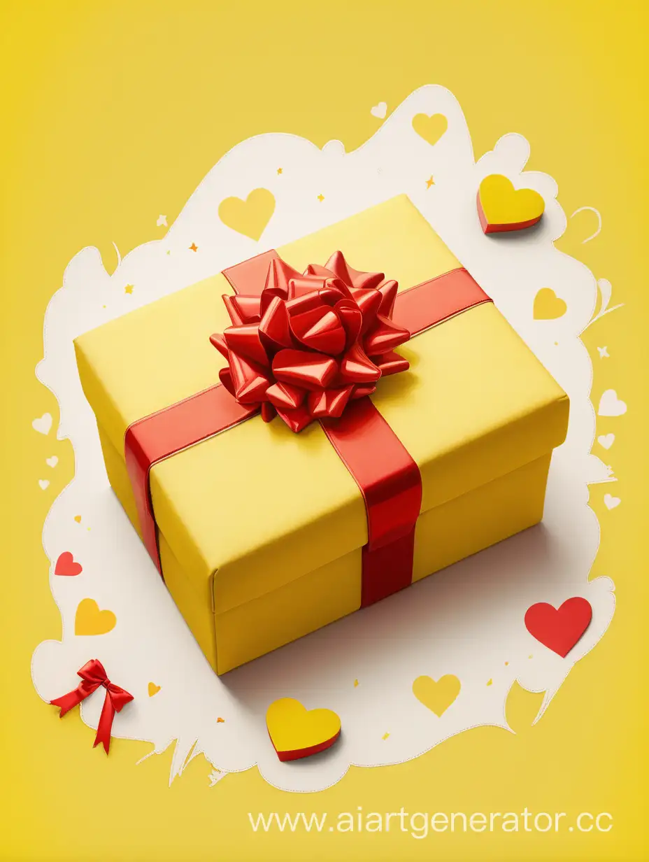 Текст: "23 Февраля. Желанный подарок!!!"
желтым цветом