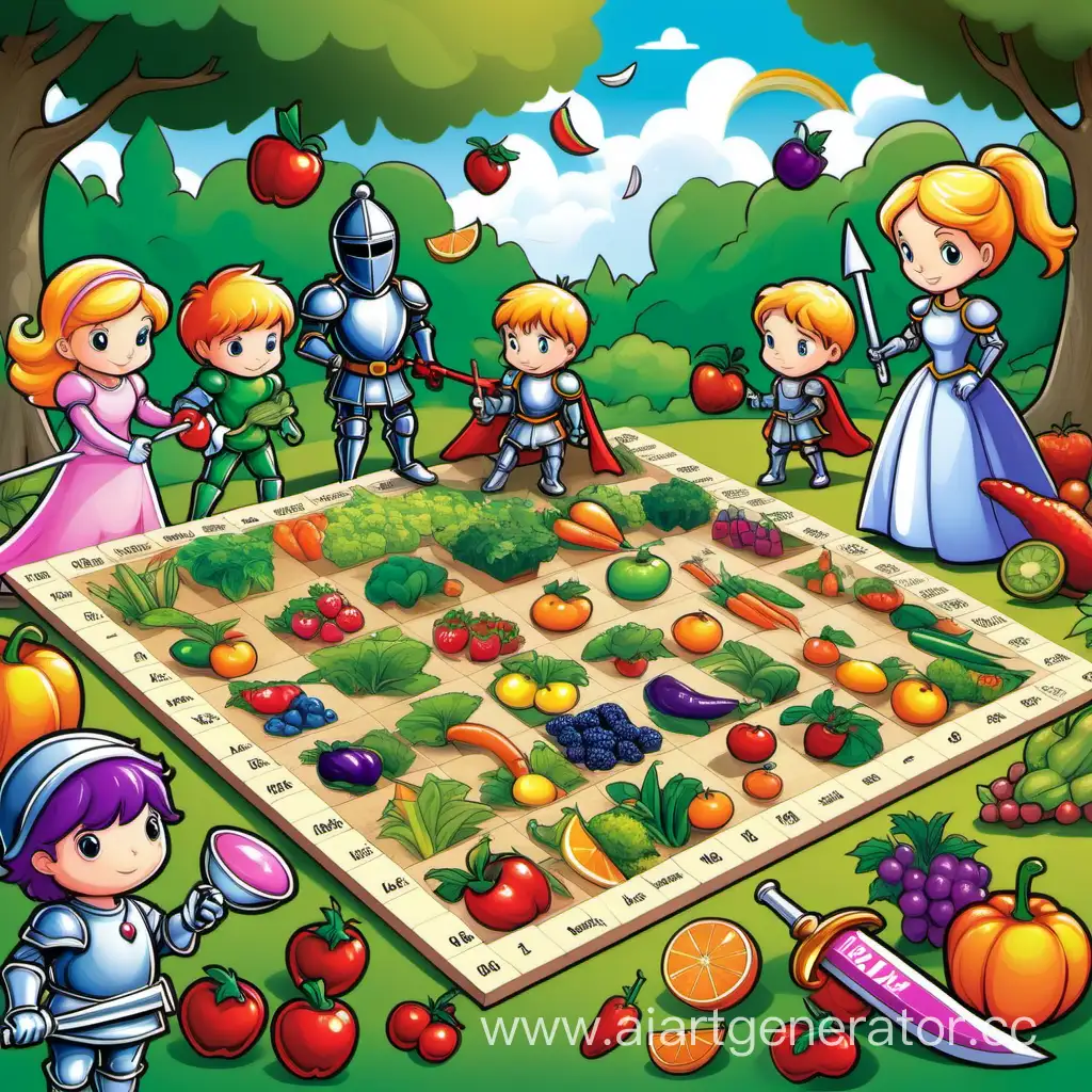 Healthy-Lifestyle-Puzzle-Childrens-Garden-Adventures-with-the-Knight-Hero