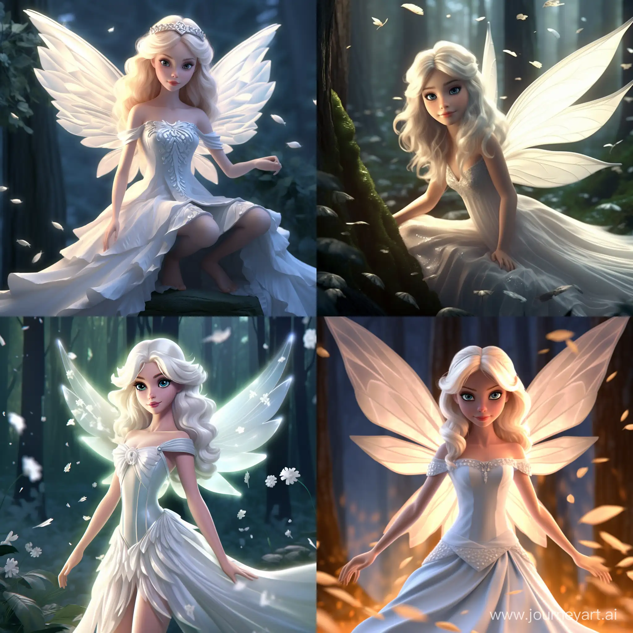 Enchanting-White-Fairy-in-Disney-Animation-Style