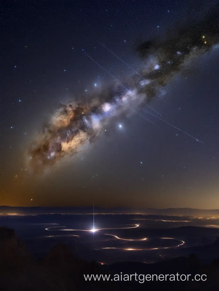 Epic-Cosmic-Clash-Milky-Way-and-Andromeda-Galaxy-Collision