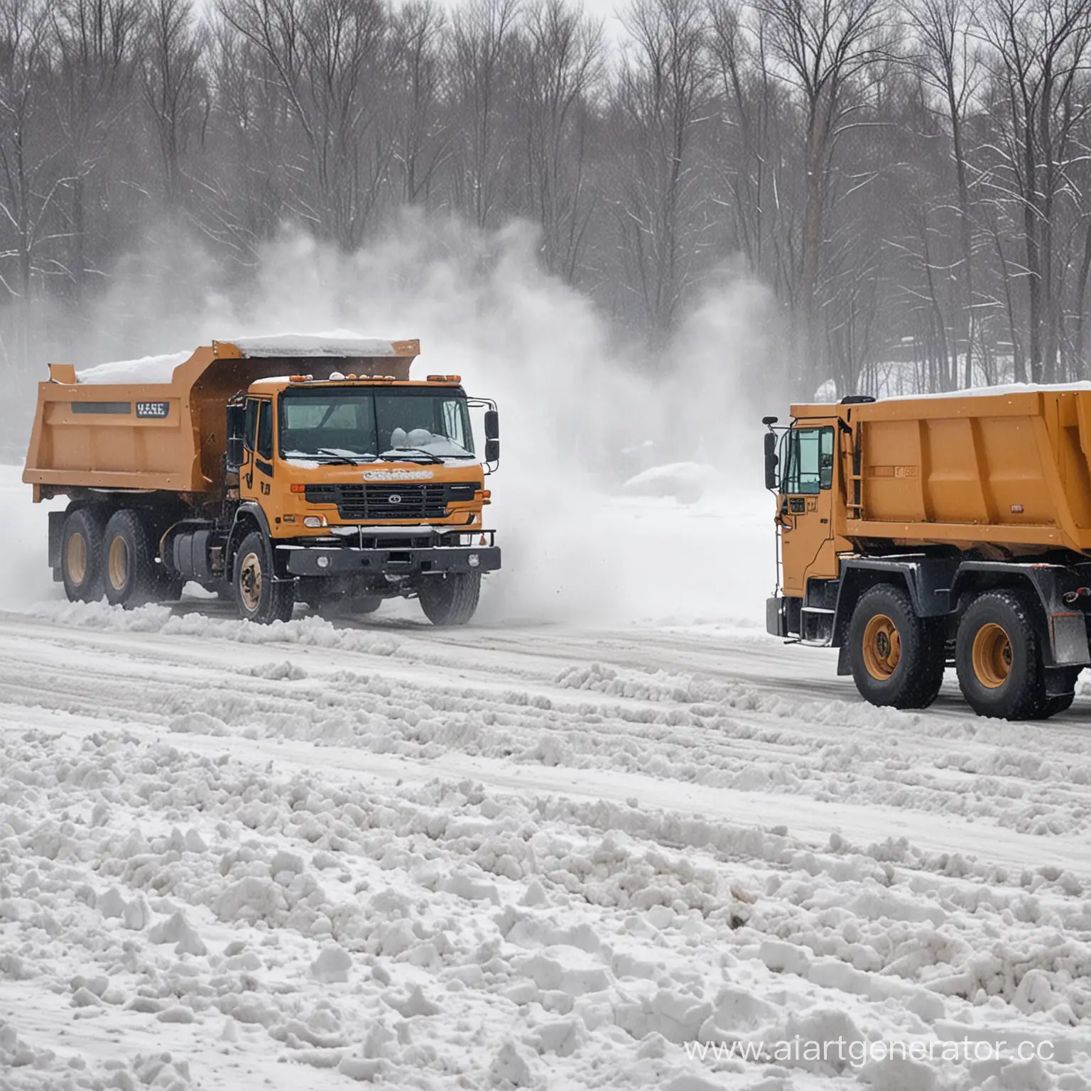 Efficient-Snow-Removal-by-Dump-Truck