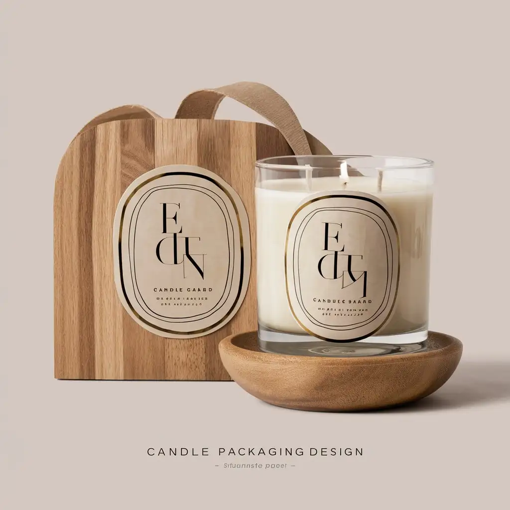 a proposal for the graphic design of candle packaging