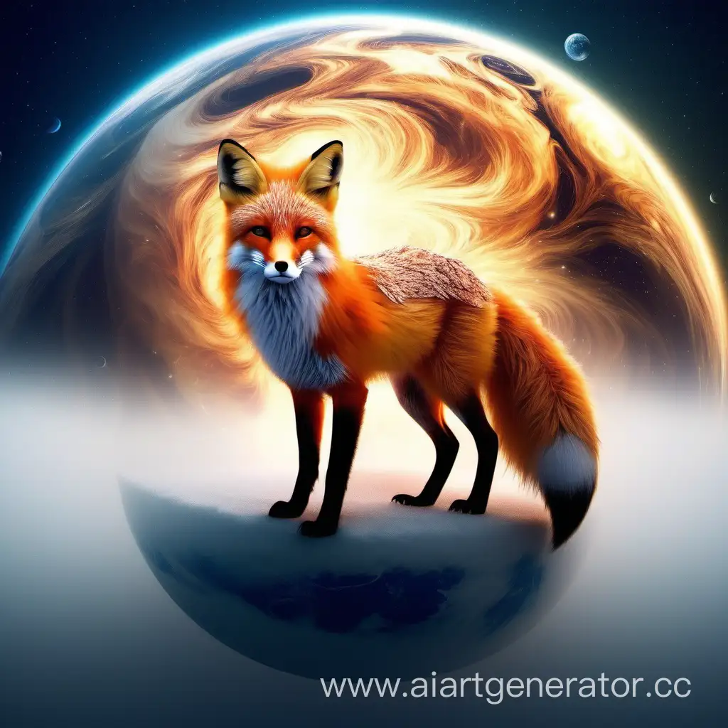 Majestic-Fox-Orbiting-Earth-in-Ethereal-Fur-Enchantment