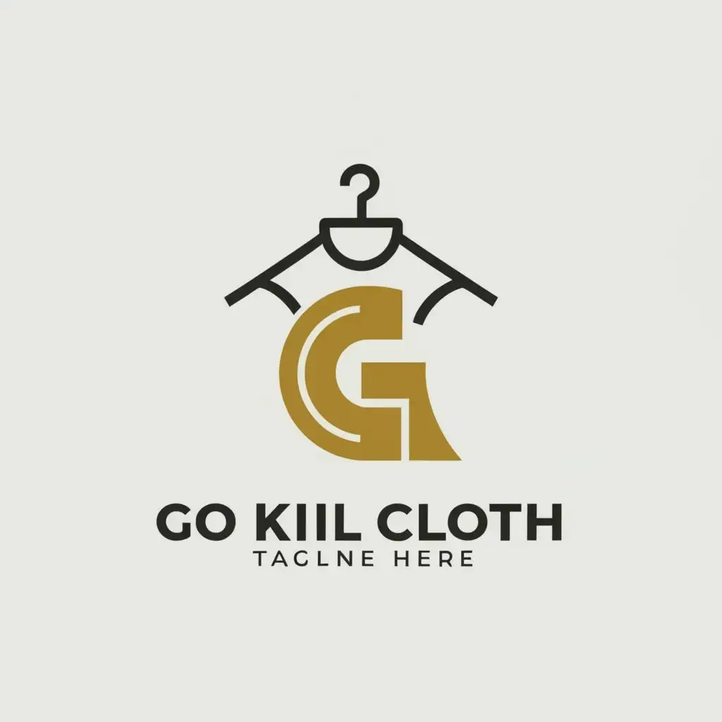 a logo design,with the text "Gokil Cloth", main symbol:letter G and C,Moderate,clear background