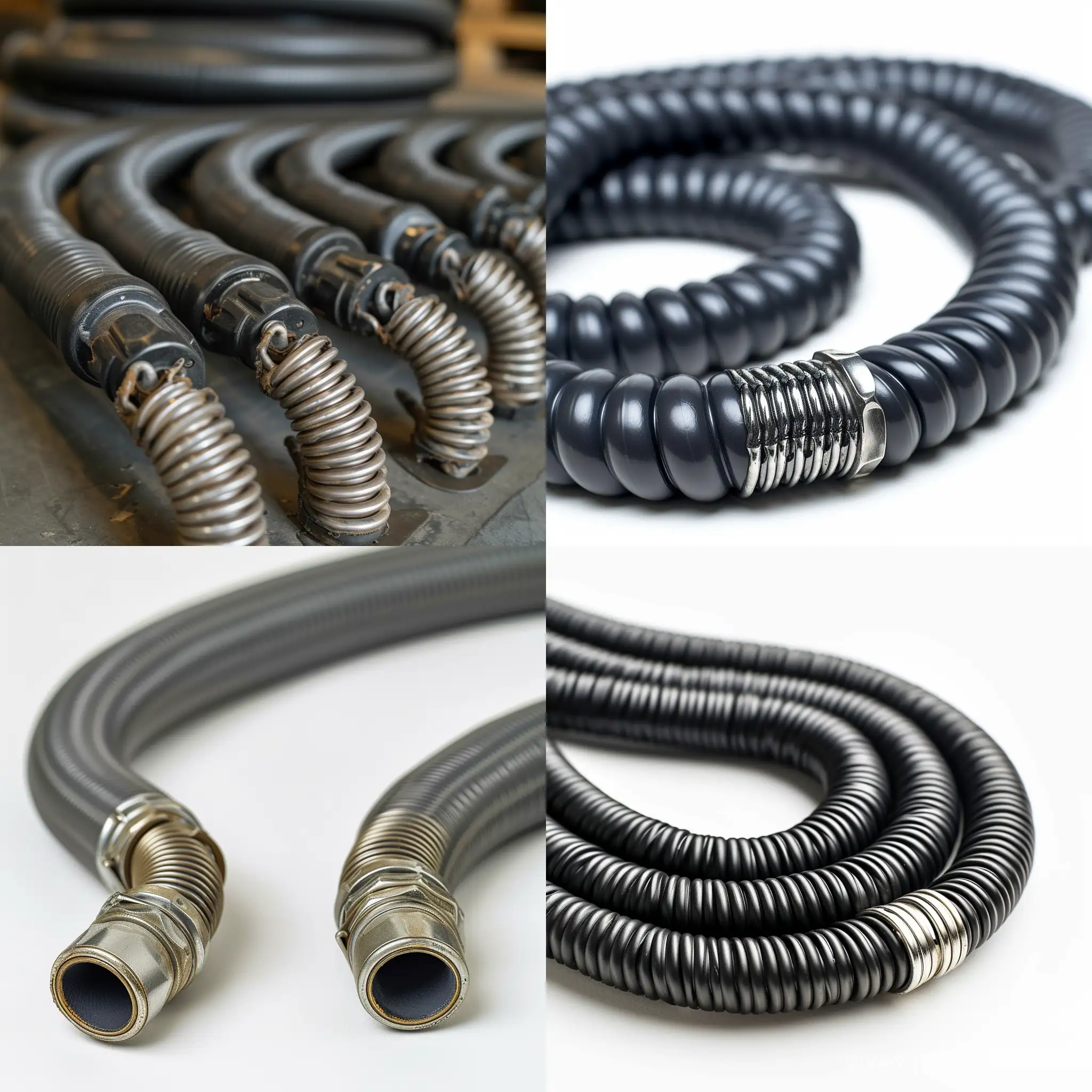 Versatile-TextileReinforced-Rubber-Hoses-with-Metal-Spirals-for-Fluid-Handling