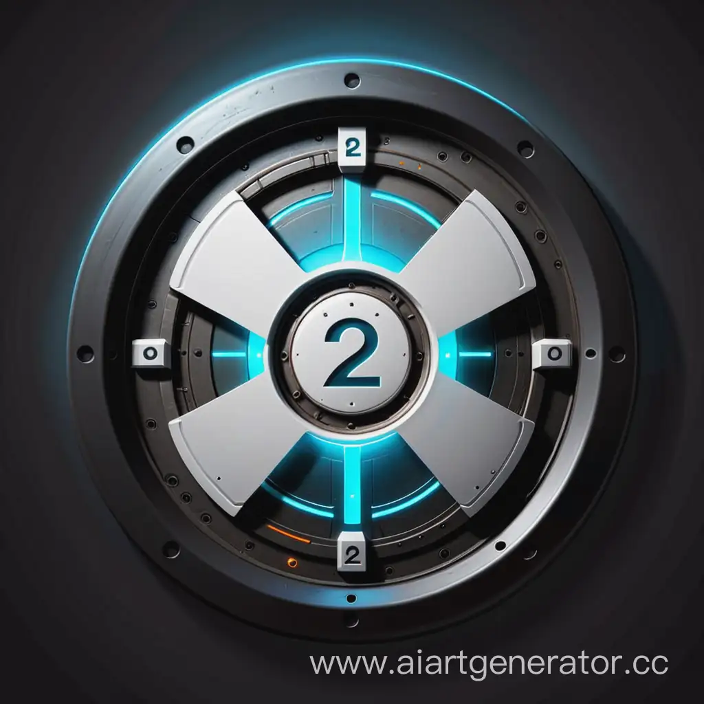 Circular-Emblem-featuring-Portal-2-Icon