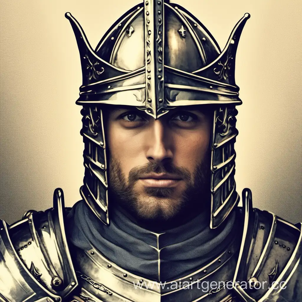 Noble-Knight-Portrait-Chivalry-and-Valor-Reflected-in-the-Face-of-a-Gallant-Warrior