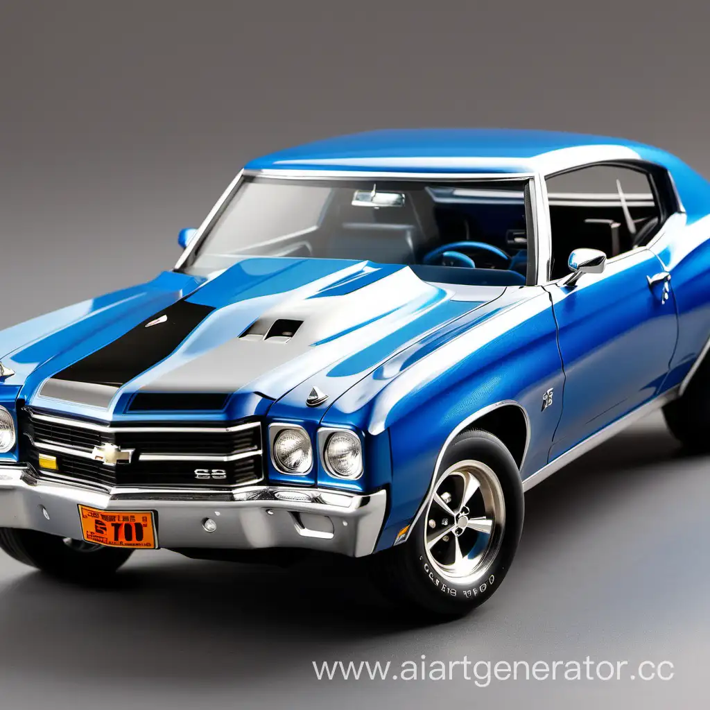 Blue-Chevrolet-Chevelle-SS-1970-without-Rear-Spoiler