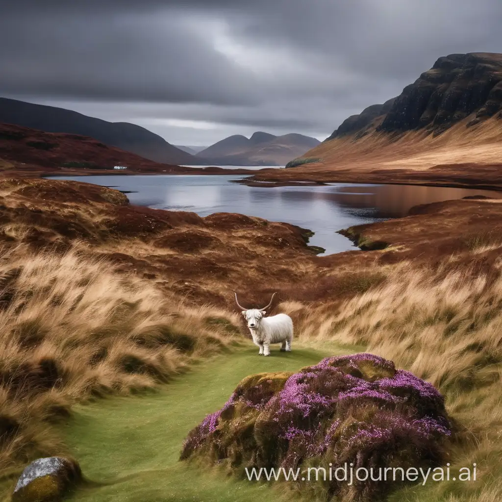 Enchanting Scottish Landscape with Wee Folk