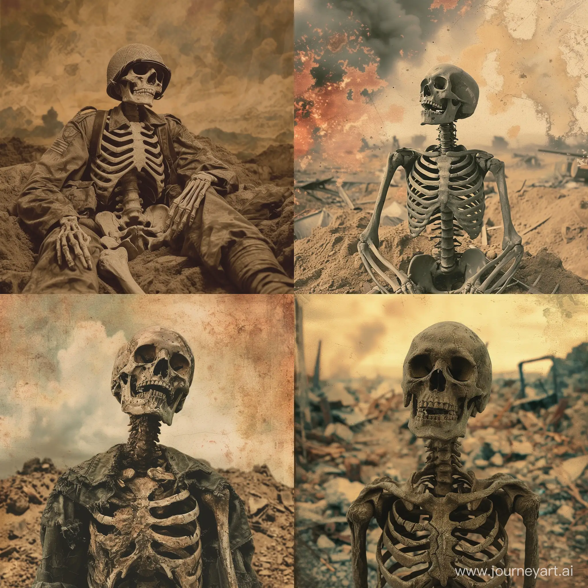 World-War-II-Skeleton-Amidst-Battlefield-Oppenheimers-Earthy-Palette