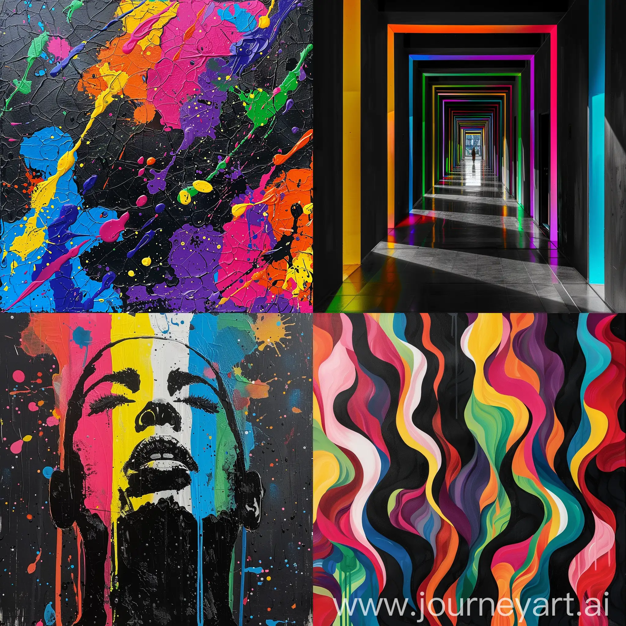 Vibrant-Abstract-Composition-Colorful-Black