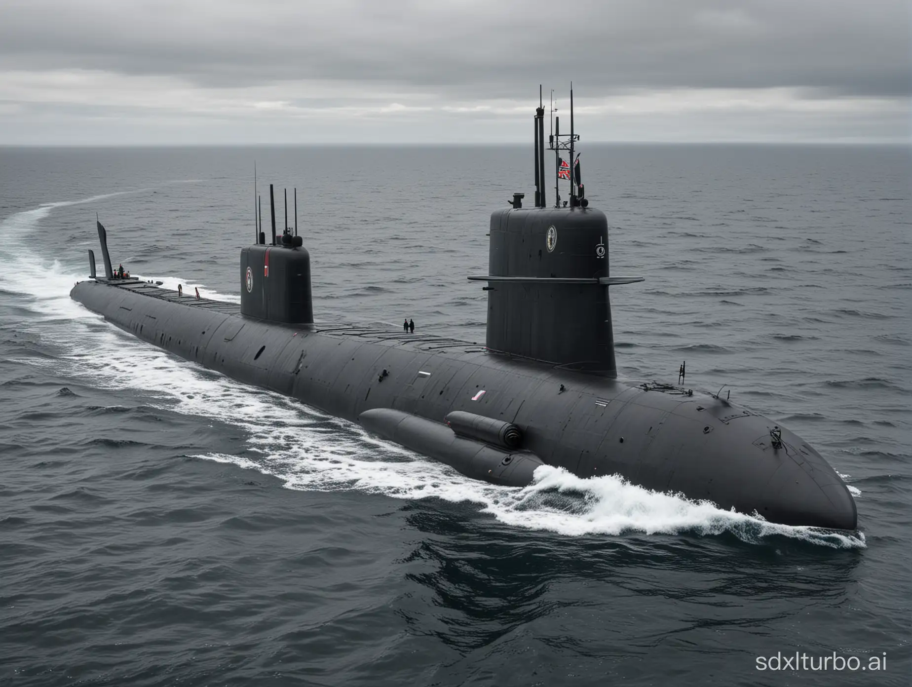Sleek-and-Stealthy-DragonClass-Submarine-Emerges-from-the-Abyss
