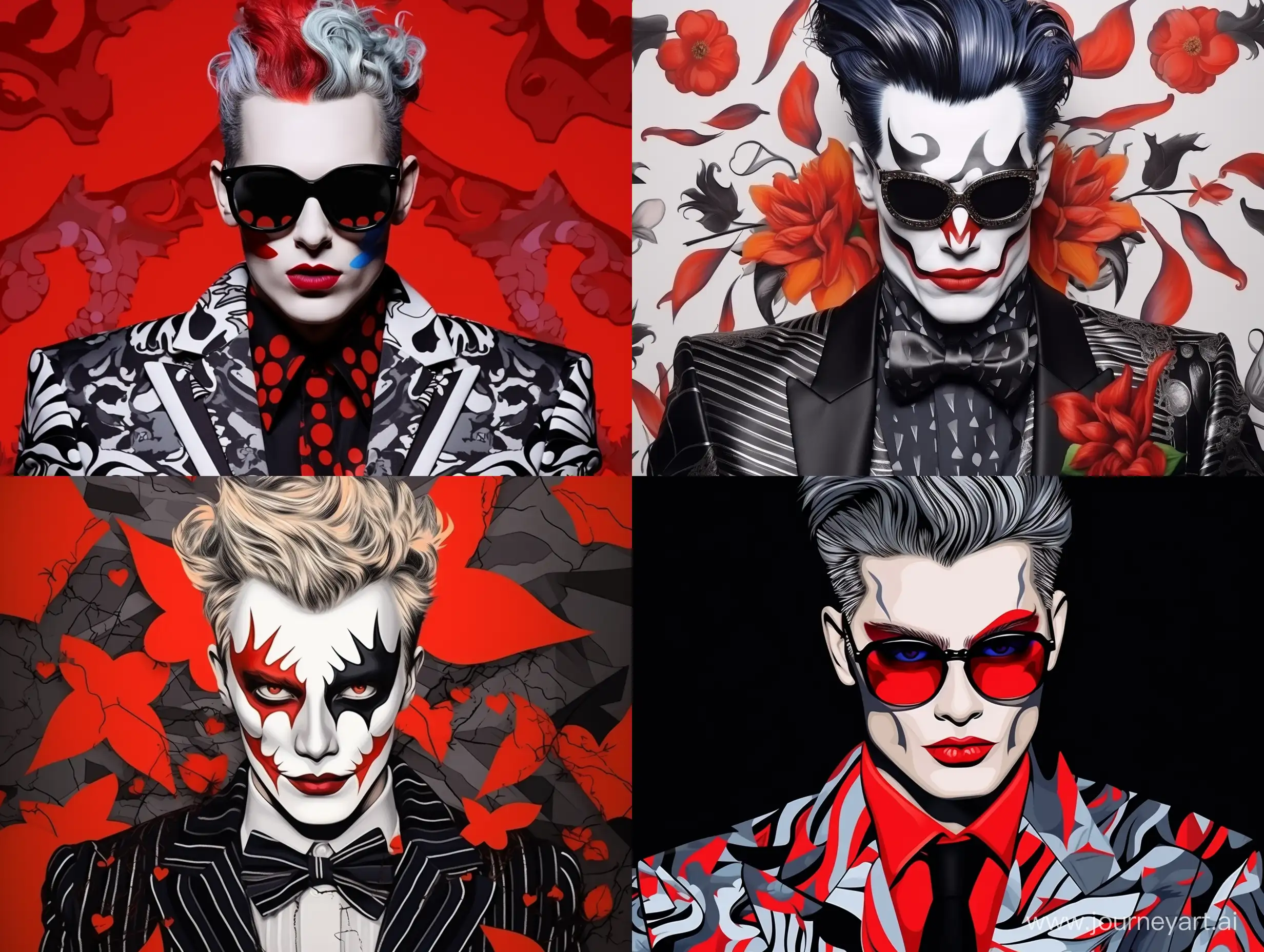 Detailed-Portrait-of-the-Joker-in-Pop-Art-Fashion-Illustration