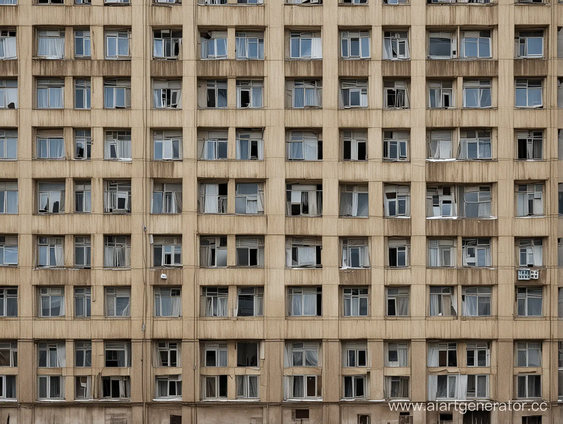 Русская тоска панельных домов 
