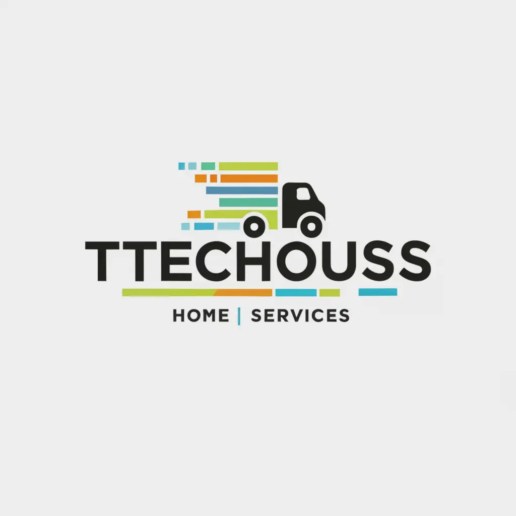 a logo design,with the text "TECHOUS", main symbol:delivery,Moderate,be used in Home Family industry,clear background