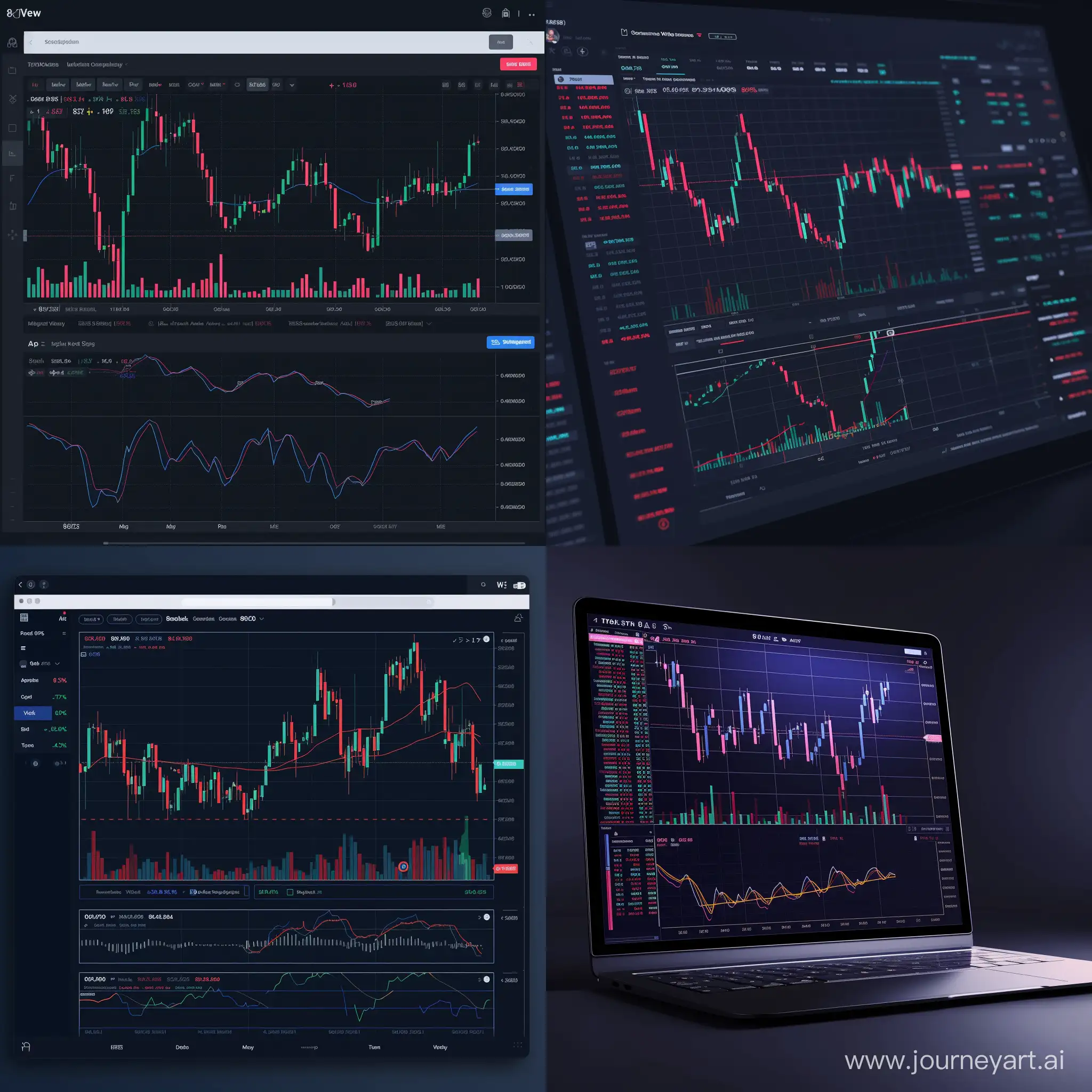 tradingview, pinescript, trading chart, ultra realistic, 8k