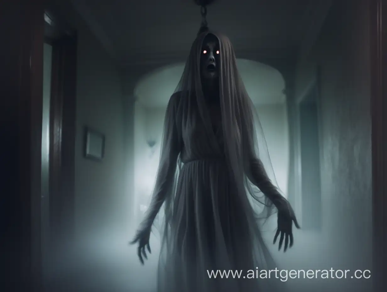 Женщина-призрак хоррор ужасы