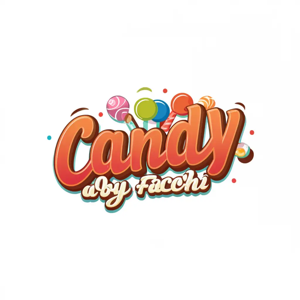 LOGO-Design-For-Candy-by-A-Facchi-Sweet-Delights-and-Culinary-Creations
