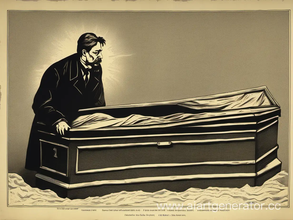 Solitude-in-a-Coffin-Capturing-the-Loneliness-of-Chekhovs-Man-in-a-Case