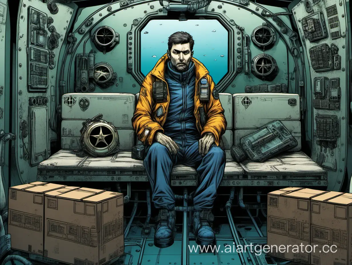 Future-Separatist-Sitting-on-Boxes-in-Submarine-Interior