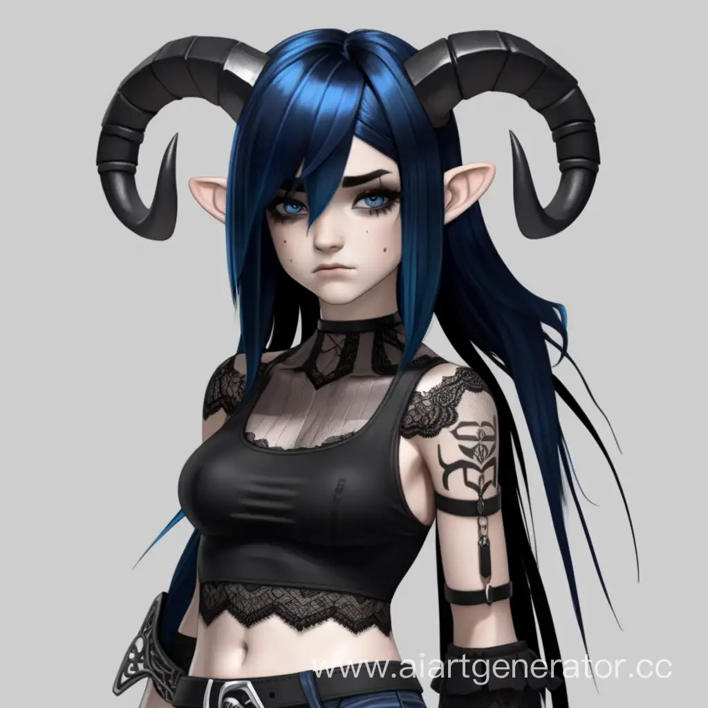 Roblox-Girl-with-Blue-and-Black-Hair-Ram-Horns-and-Sword