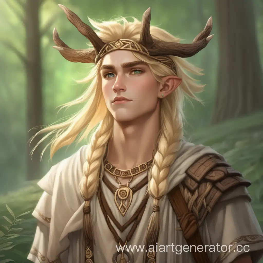 feminine boy blond druid