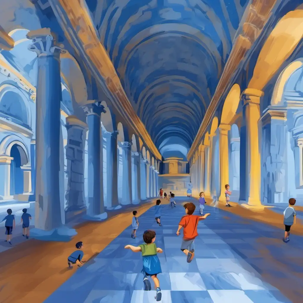 Roman Ancient Building Playtime for Kids Historical Fun in a Grand Hall