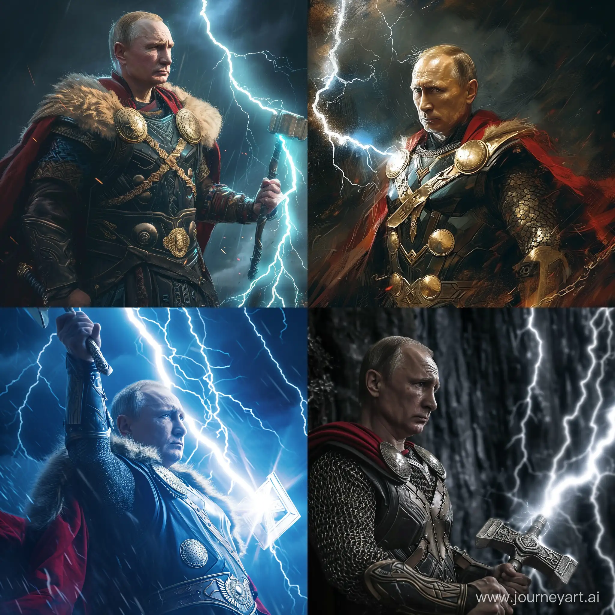 Putin-Becomes-God-of-Thunder-Summoning-Mjlnir