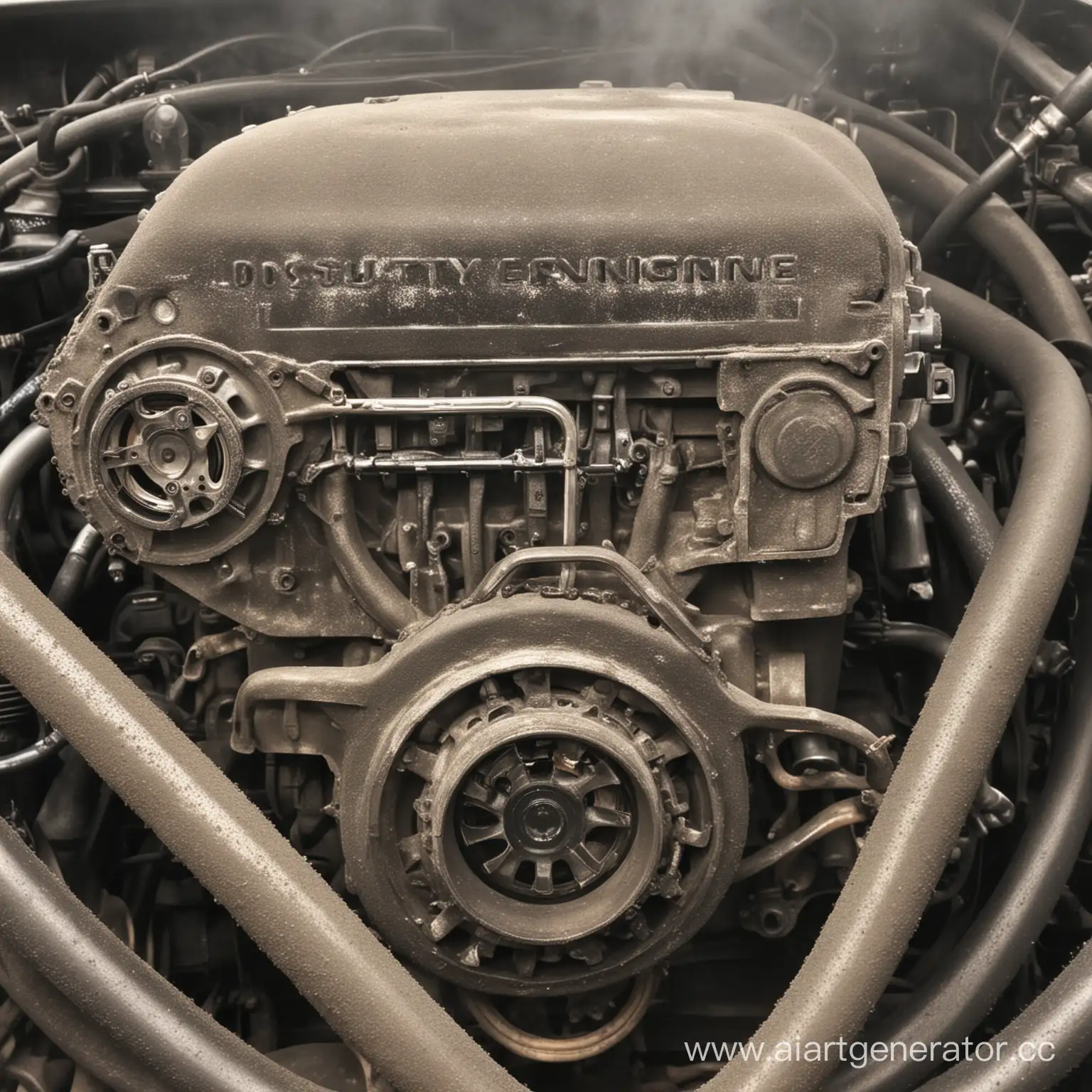 Vintage-Dusty-Engine-Antique-Machinery-in-Sepia-Tones