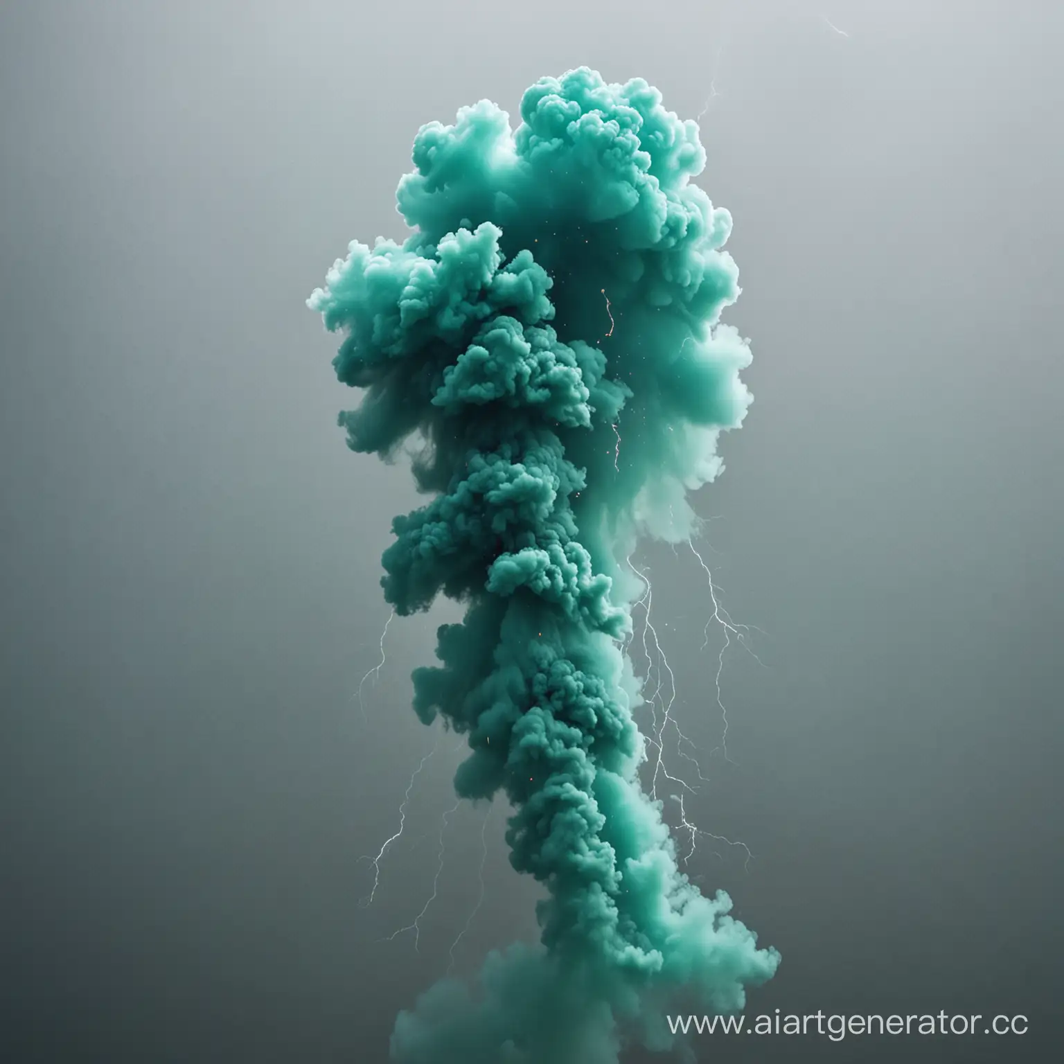 Mystical-GreenBlue-Smoke-with-Gentle-Lightning