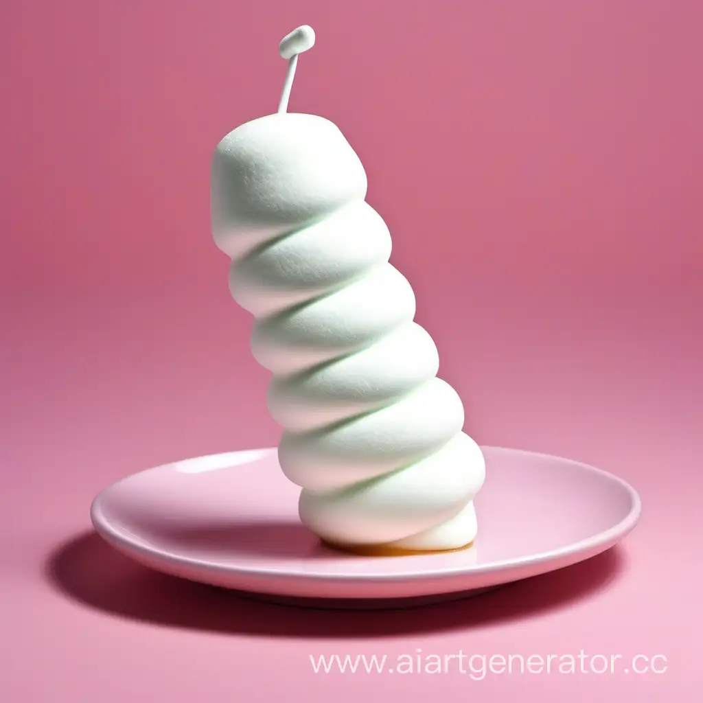 Sensual-Marshmallow-Delight-Artistic-Representation-of-Phallic-Marshmallow-Dessert