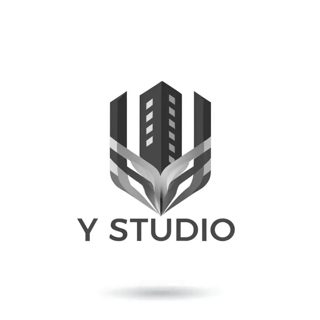 a logo design,with the text "Y studio", main symbol:Y and apartment,Moderate,clear background