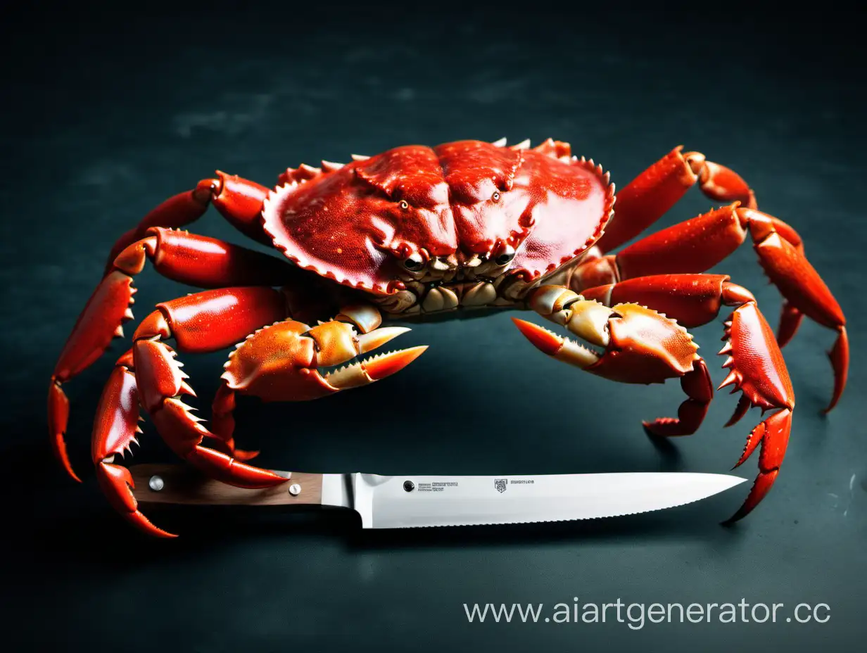 Menacing-Crab-Wielding-Butchers-Knife