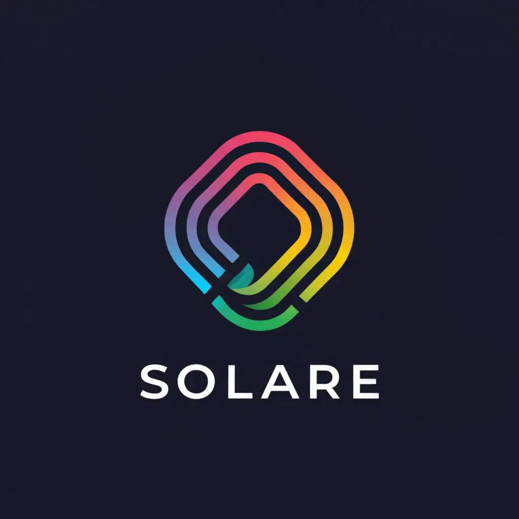 a logo design,with the text "SOLARE", main symbol:Cryptocurrency trading forex,complex,be used in Technology industry,clear background