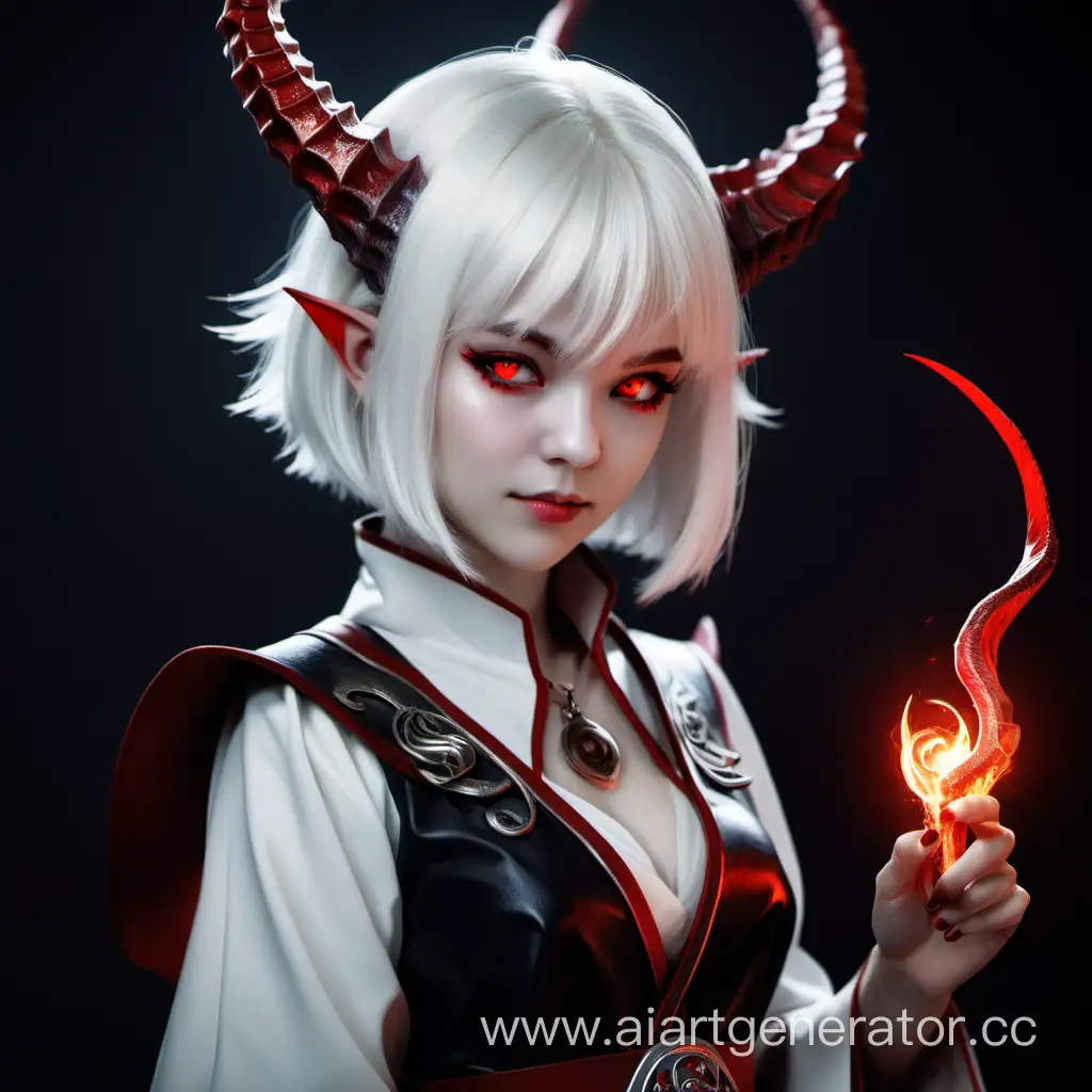 WhiteHaired-Girl-Mage-with-Dragon-Horns