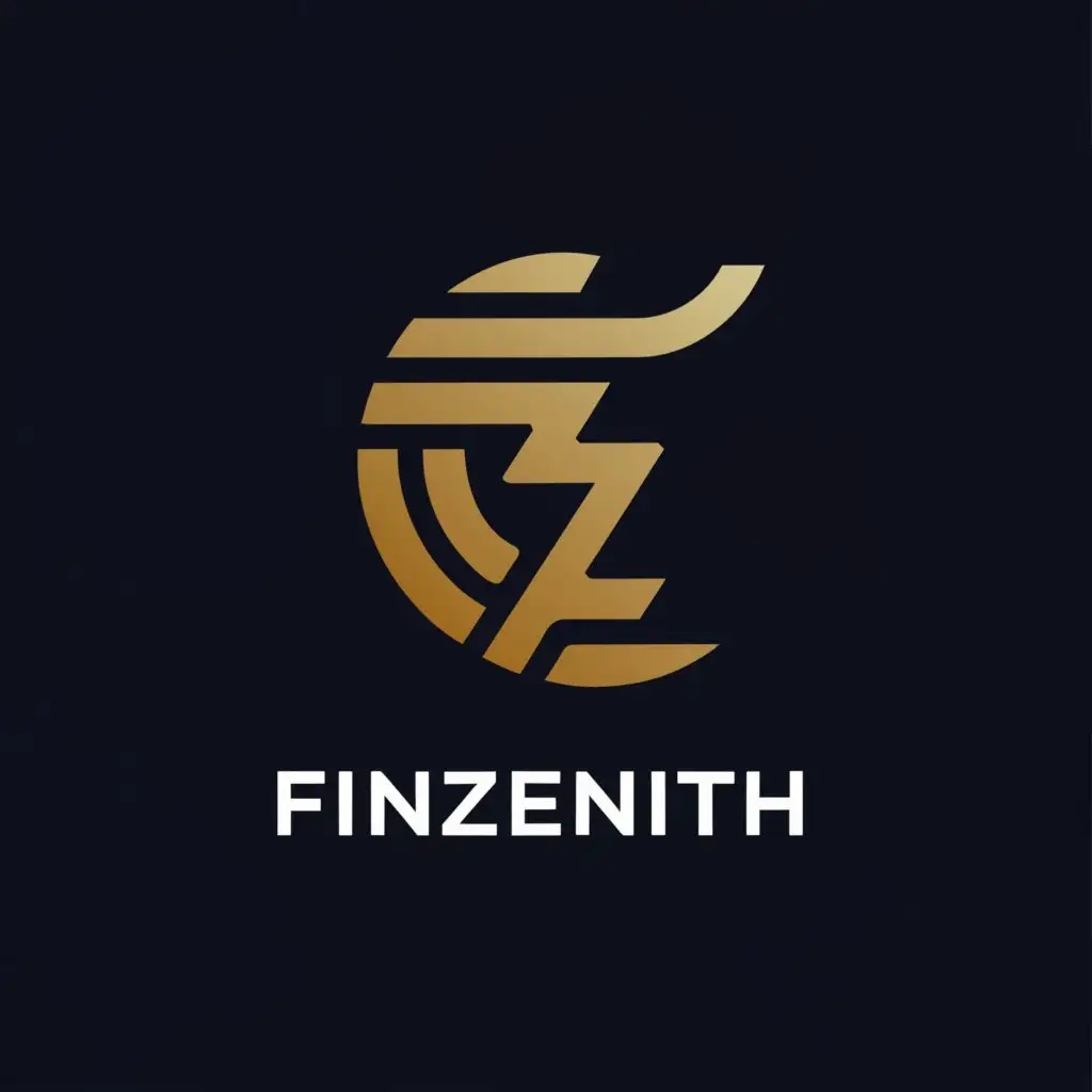 a logo design,with the text "FinZenith", main symbol:coin or bull,complex,be used in Finance industry,clear background