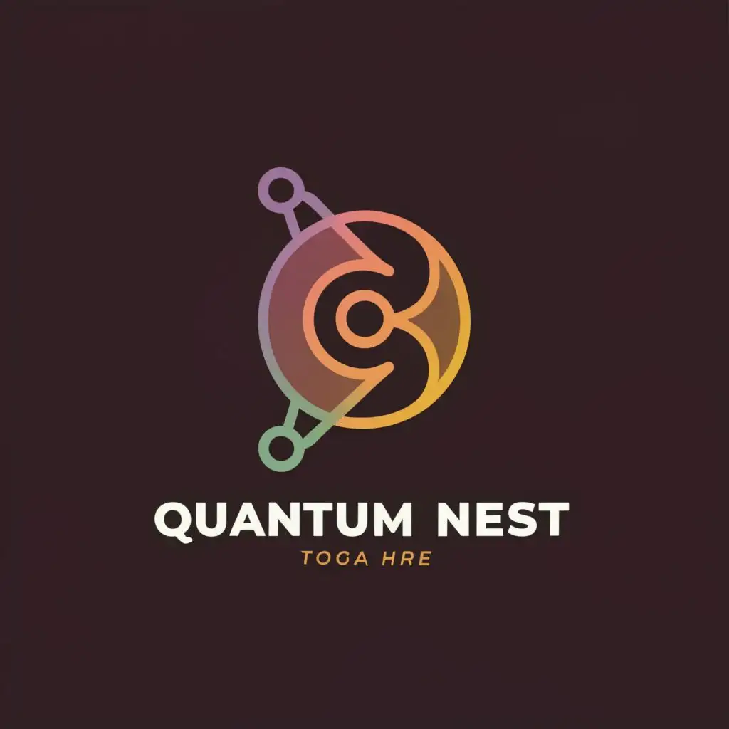 LOGO-Design-For-Quantum-Nest-Modern-Typography-Reflecting-Innovation-in-Home-and-Family-Industry