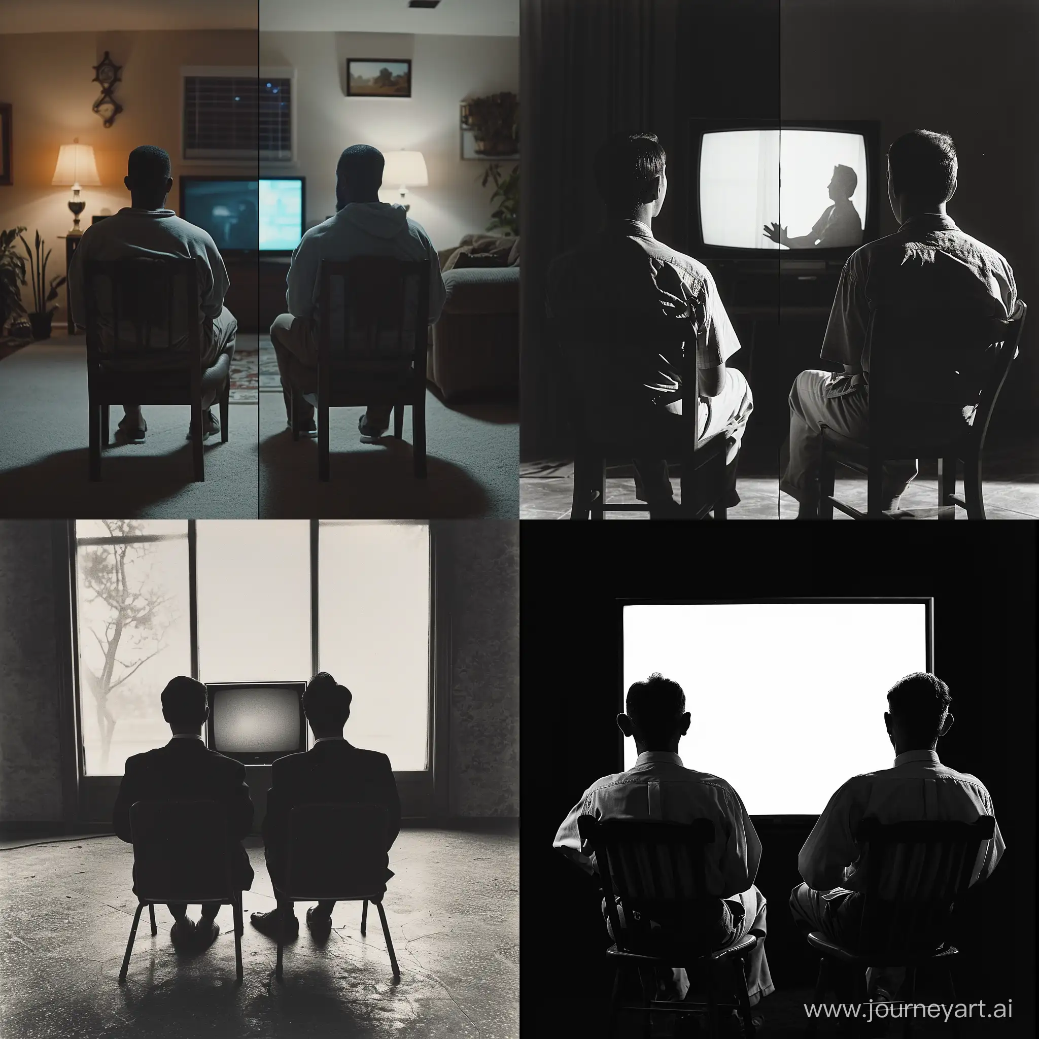 Two-Men-Enjoying-TV-Time-on-Split-Screen