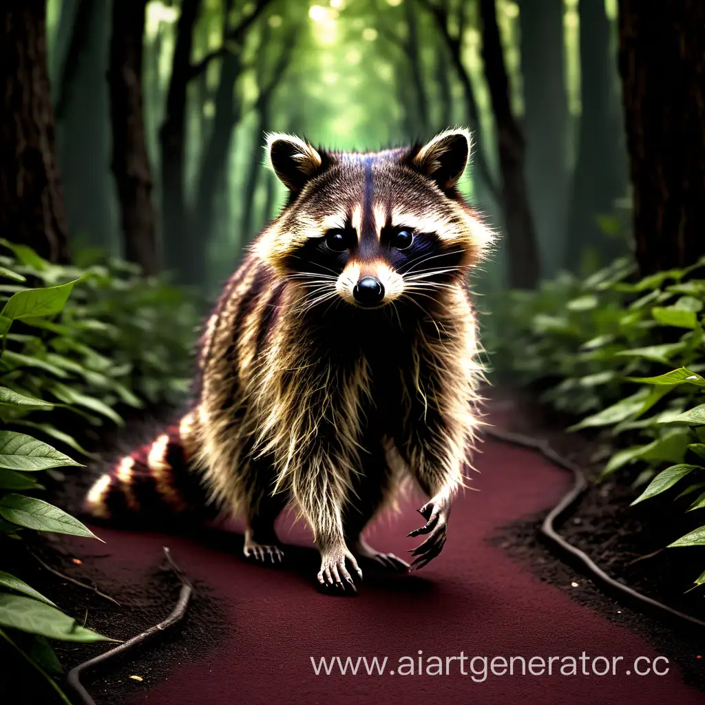 Velvet-Path-Raccoon-Exploring-the-Night
