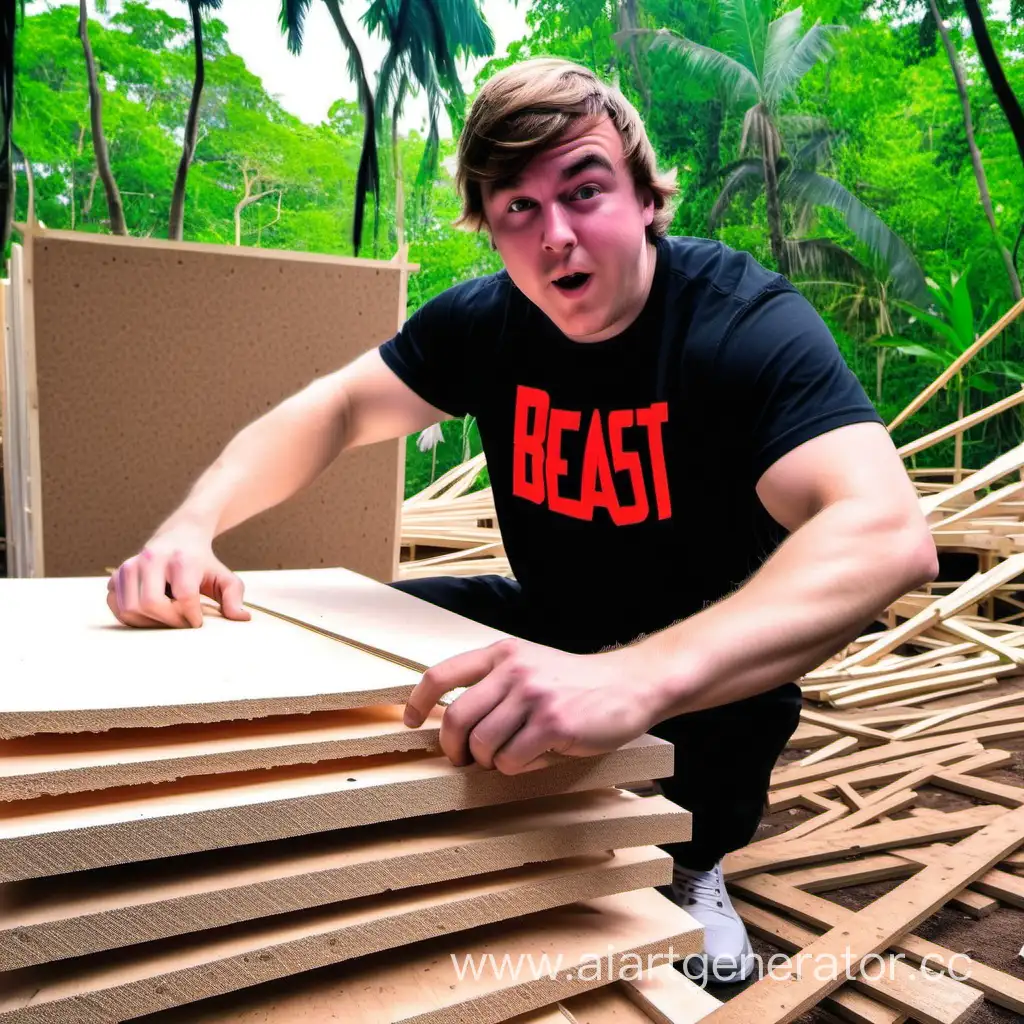 Philanthropist-Mr-Beast-Constructing-EcoFriendly-Houses-in-the-Jungle
