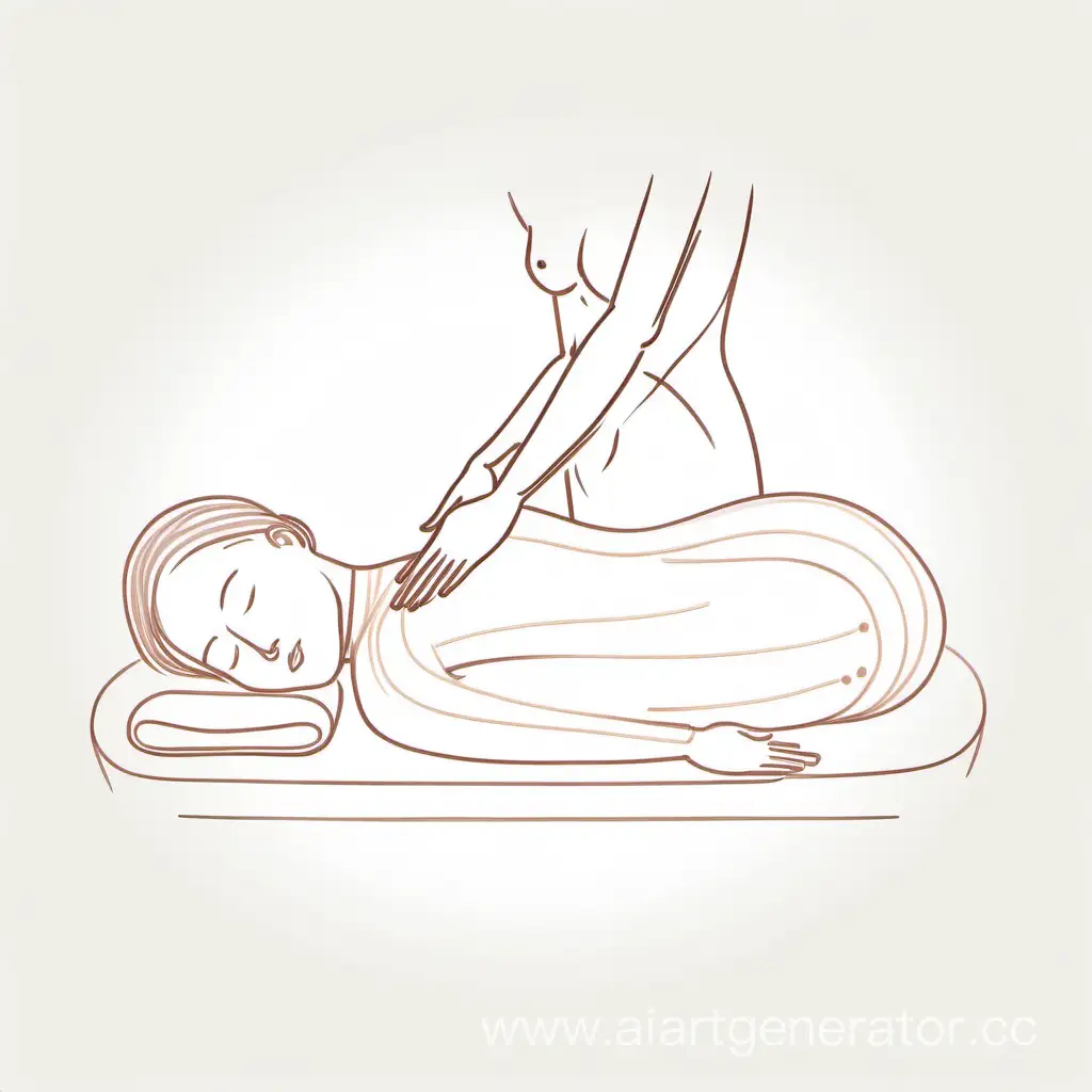Tranquil-Line-Massage-Art-on-White-Background
