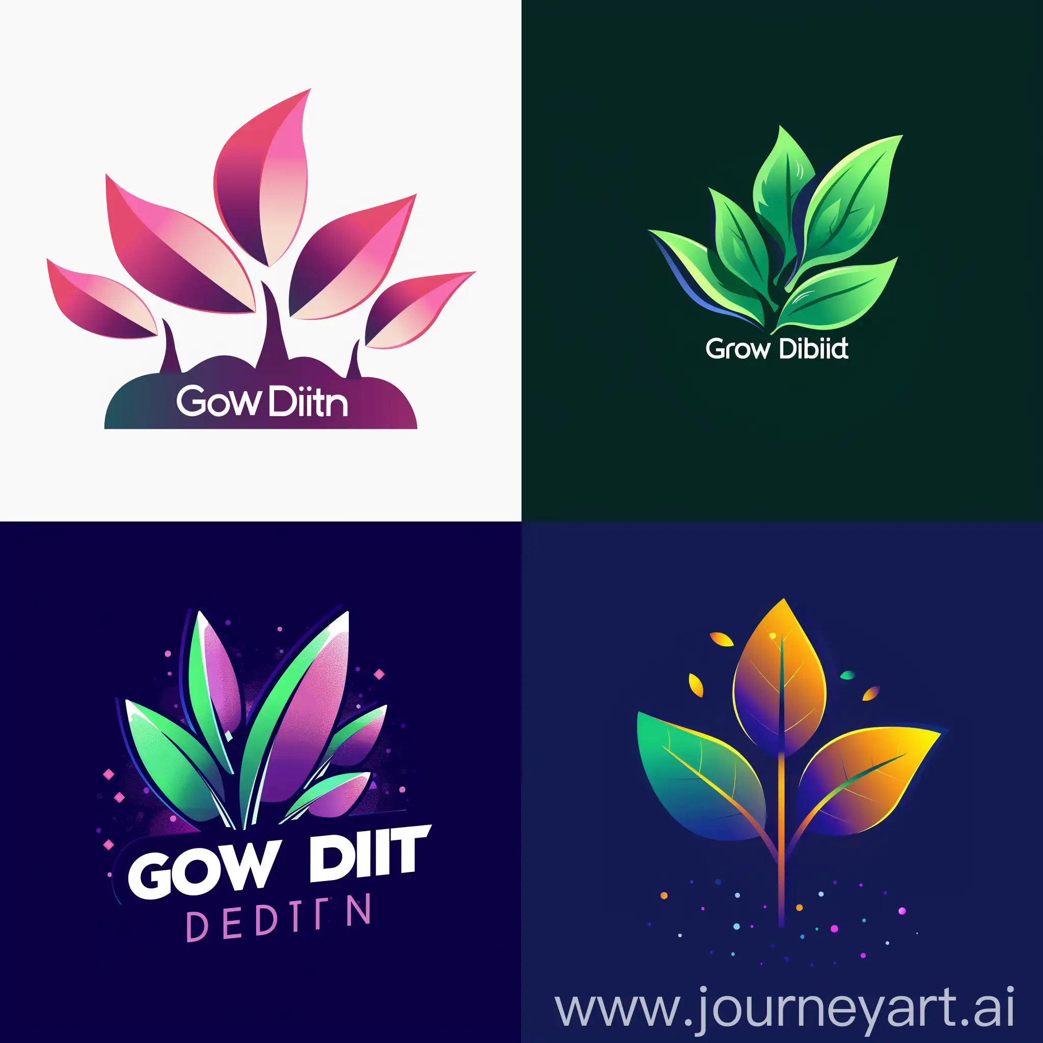 Grow Digital, a logo for digital marketing company