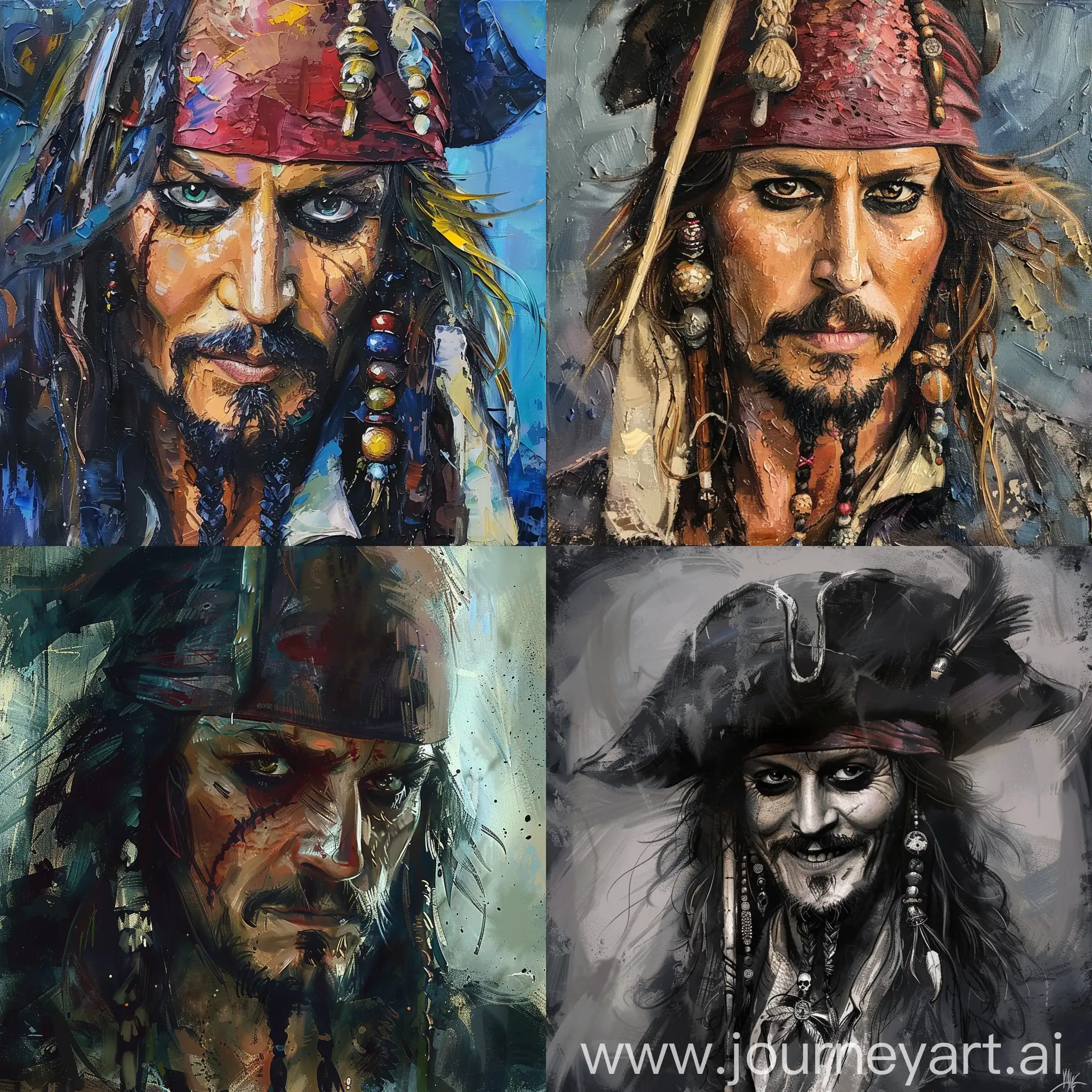 Captain-Jack-Sparrow-Portrait-with-Vintage-Vibes