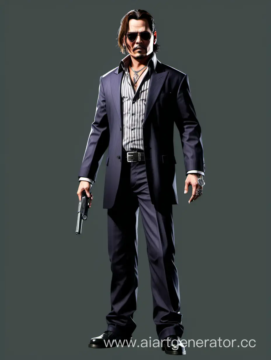 GTA-5-Online-Style-FullHeight-Johnny-Depp-Character-Illustration